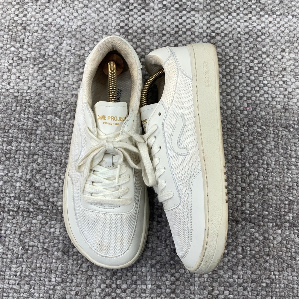 Ohne Project Project 060 Sneakers Women 8.5 Cream Barefoot Wide Toe Box Mesh